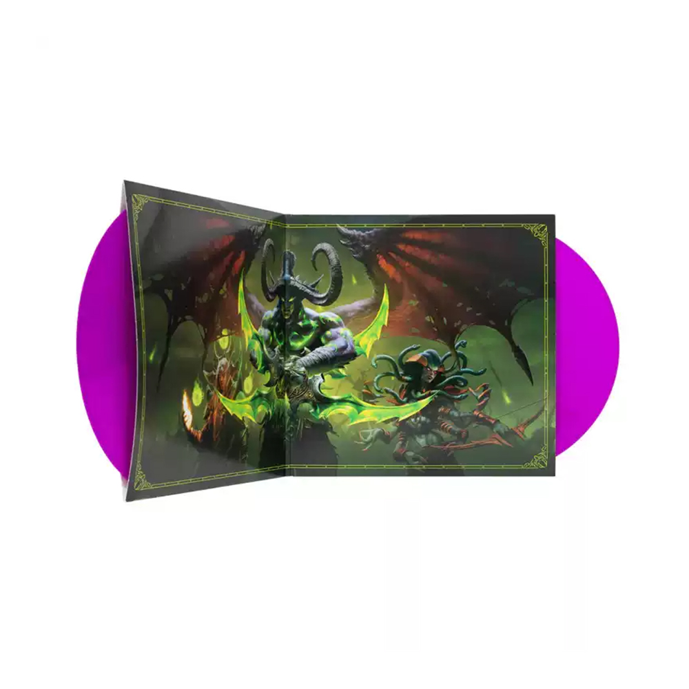 《魔獸世界：燃燒的遠征》World of Warcraft: The Burning Crusade 黑膠唱片(瑰紫色彩膠限量版-雙片裝)