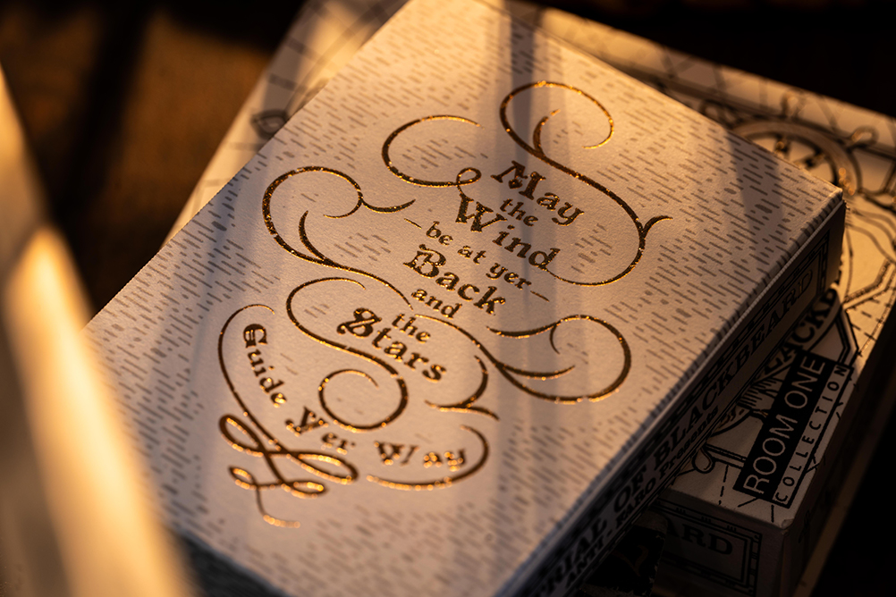 Room One Cards《THE TRIAL OF BLACKBEARD》Playing Cards 啤牌(PEARL-SPECIAL EDITION)