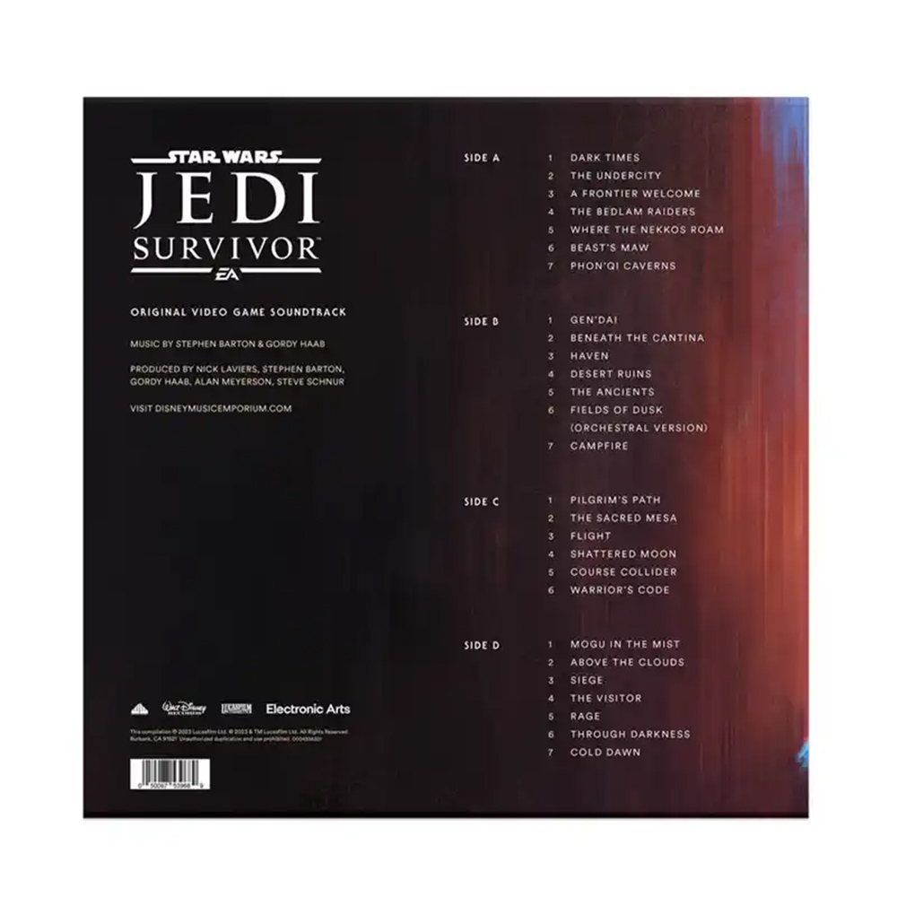 《星際大戰絕地：倖存者》Star Wars Jedi：Survivor 遊戲原聲帶 黑膠唱片(彩膠限量版-雙片裝)