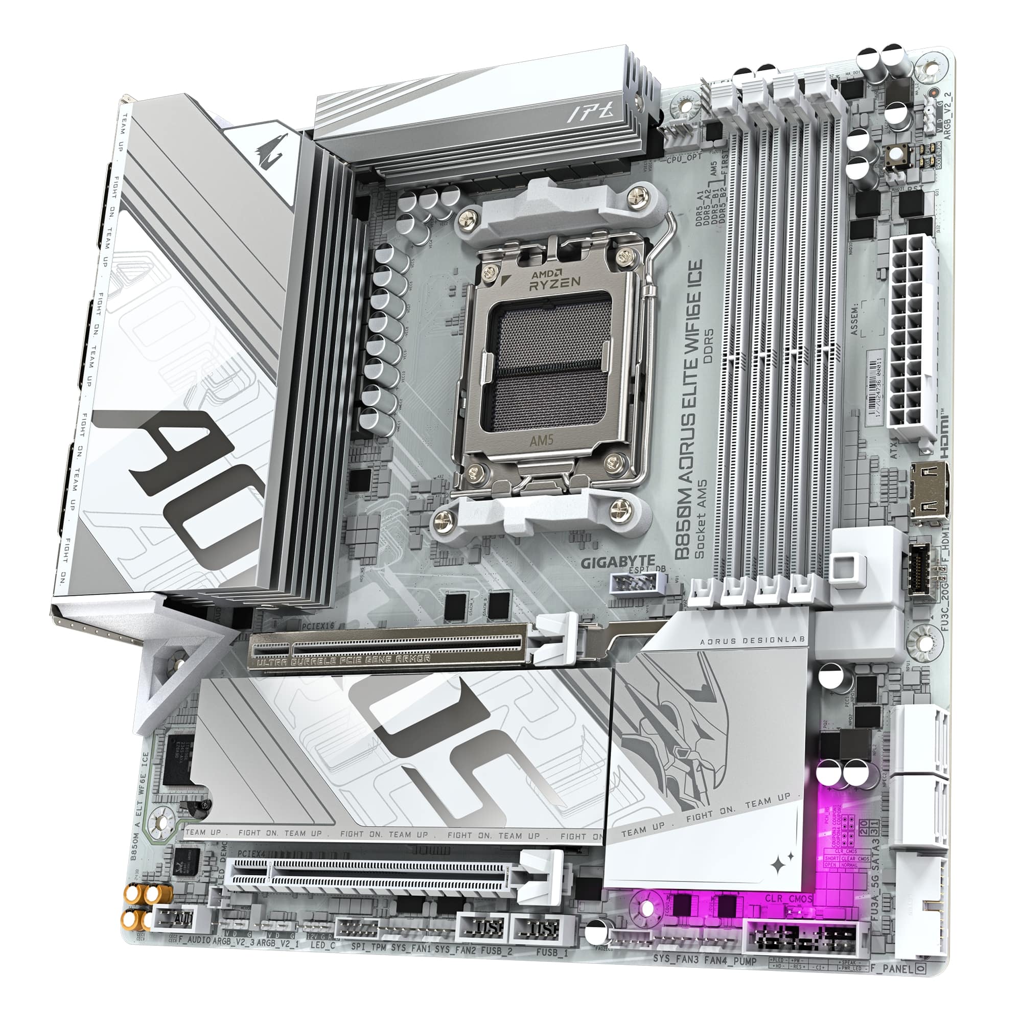 Gigabyte B850M AORUS ELITE ICE WiFi6E mATX主機板(GA-B850M A ELT WF6E ICE)