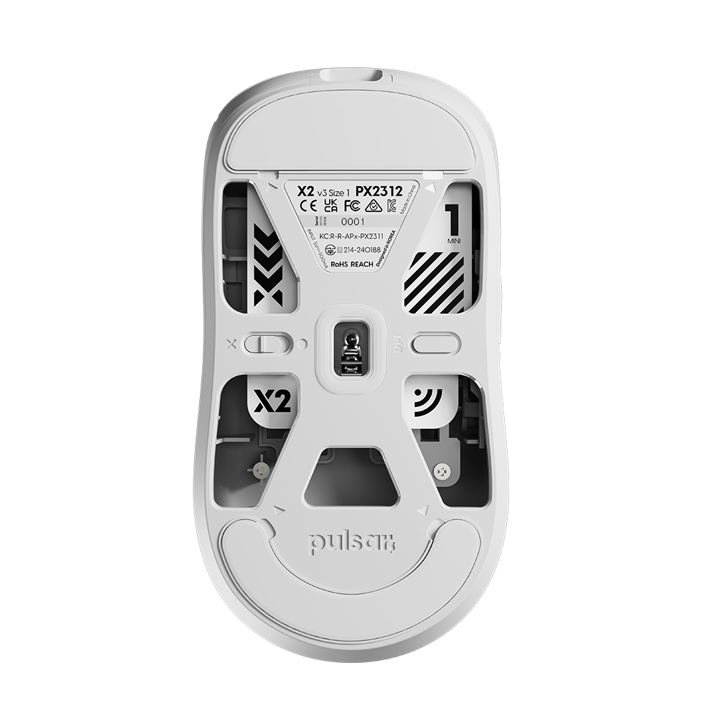 Pulsar X2 v3 無線遊戲滑鼠(White-Mini)