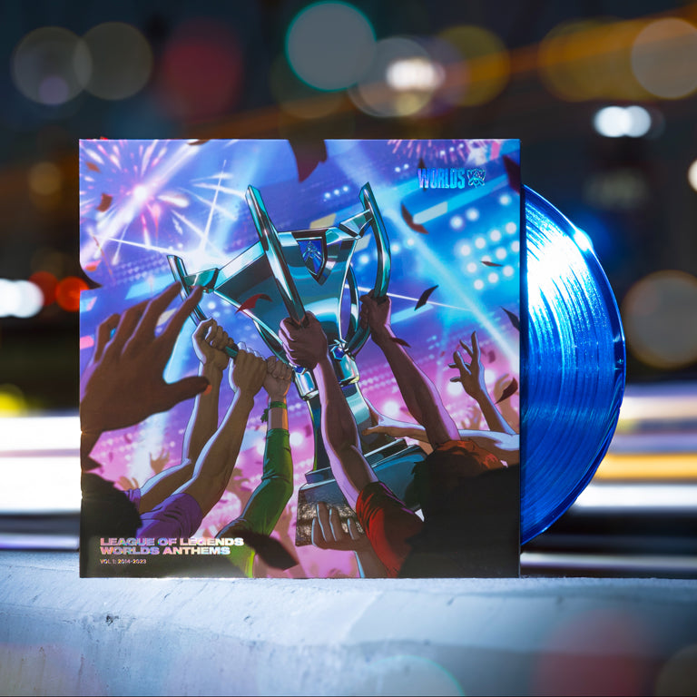 《英雄聯盟世界大賽主題曲：第一集》League of Legends Worlds Anthems Vol 1 2014-2023 黑膠唱片(藍色彩膠版-單片裝)