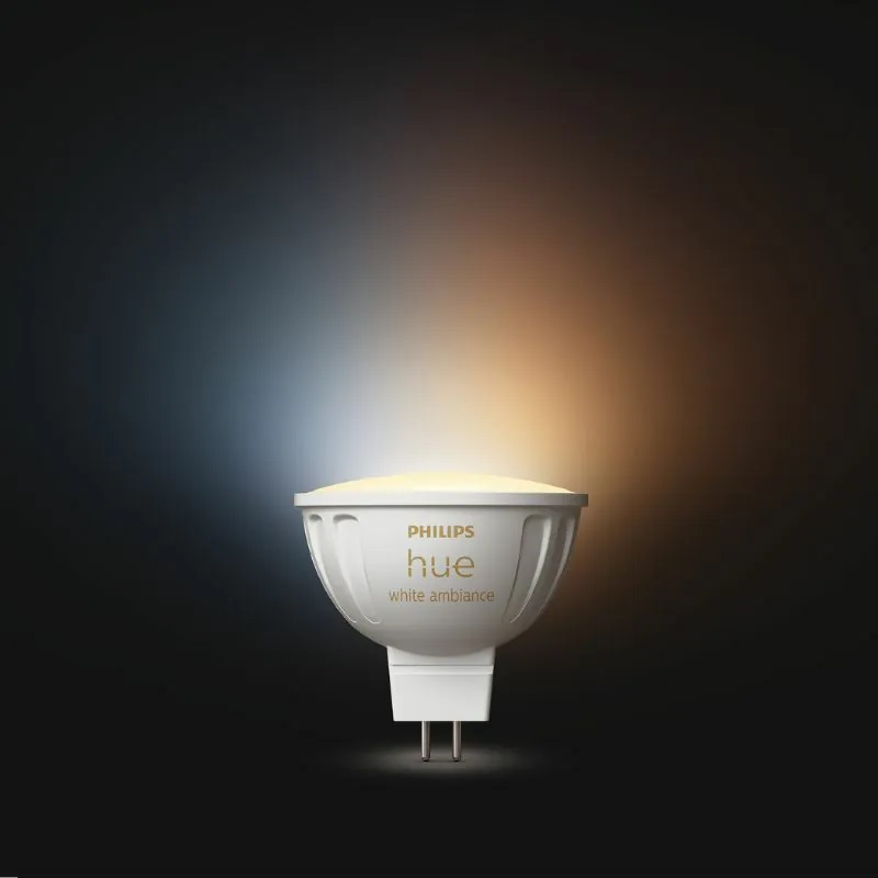 Philips Hue White Ambiance 5.1W MR16 黃白光智能燈膽