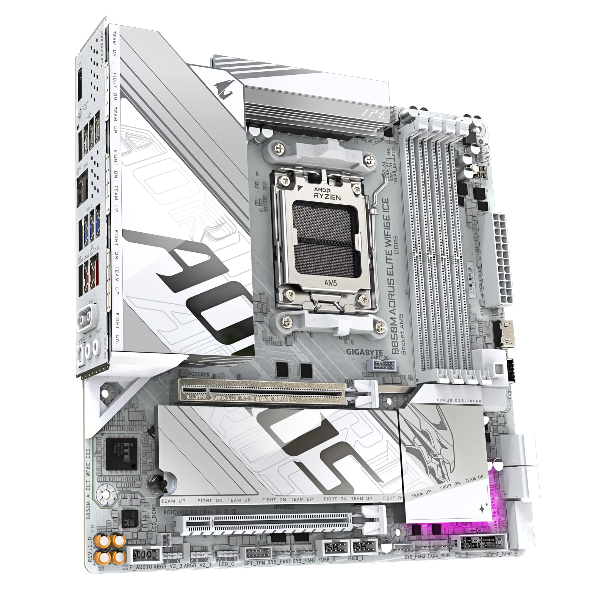 Gigabyte B850M AORUS ELITE ICE WiFi6E mATX主機板(GA-B850M A ELT WF6E ICE)