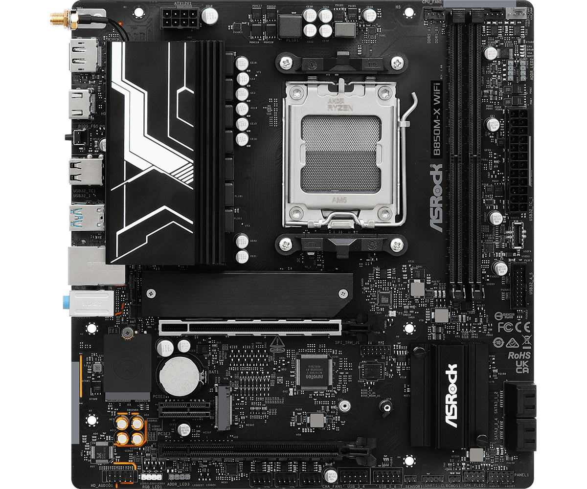 ASRock B850M-X WIFI mATX主機板(B850M-X WiFi)