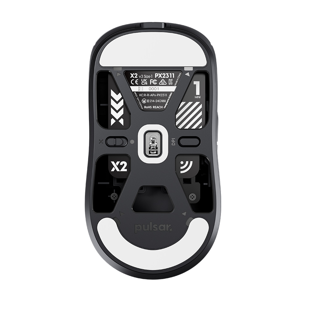 Pulsar X2 v3 無線遊戲滑鼠(Black-Mini)
