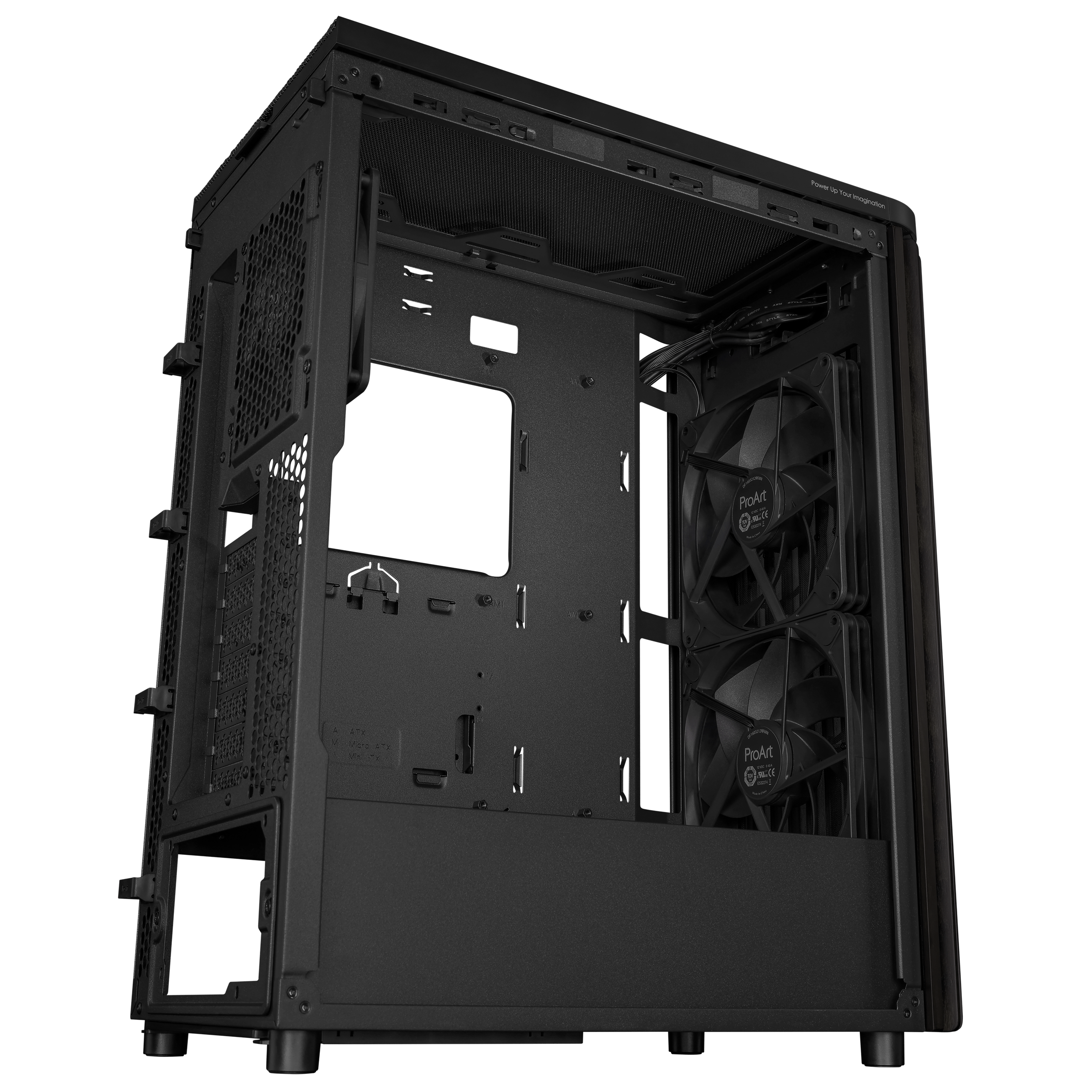 ASUS ProArt PA401 Wood Edition ATX機箱(鋼化玻璃側板)