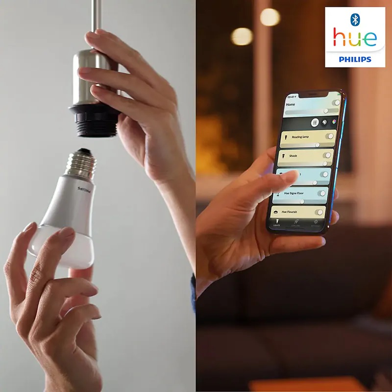 Philips Hue White Ambiance 11W A60 E27 黃白光智能燈膽