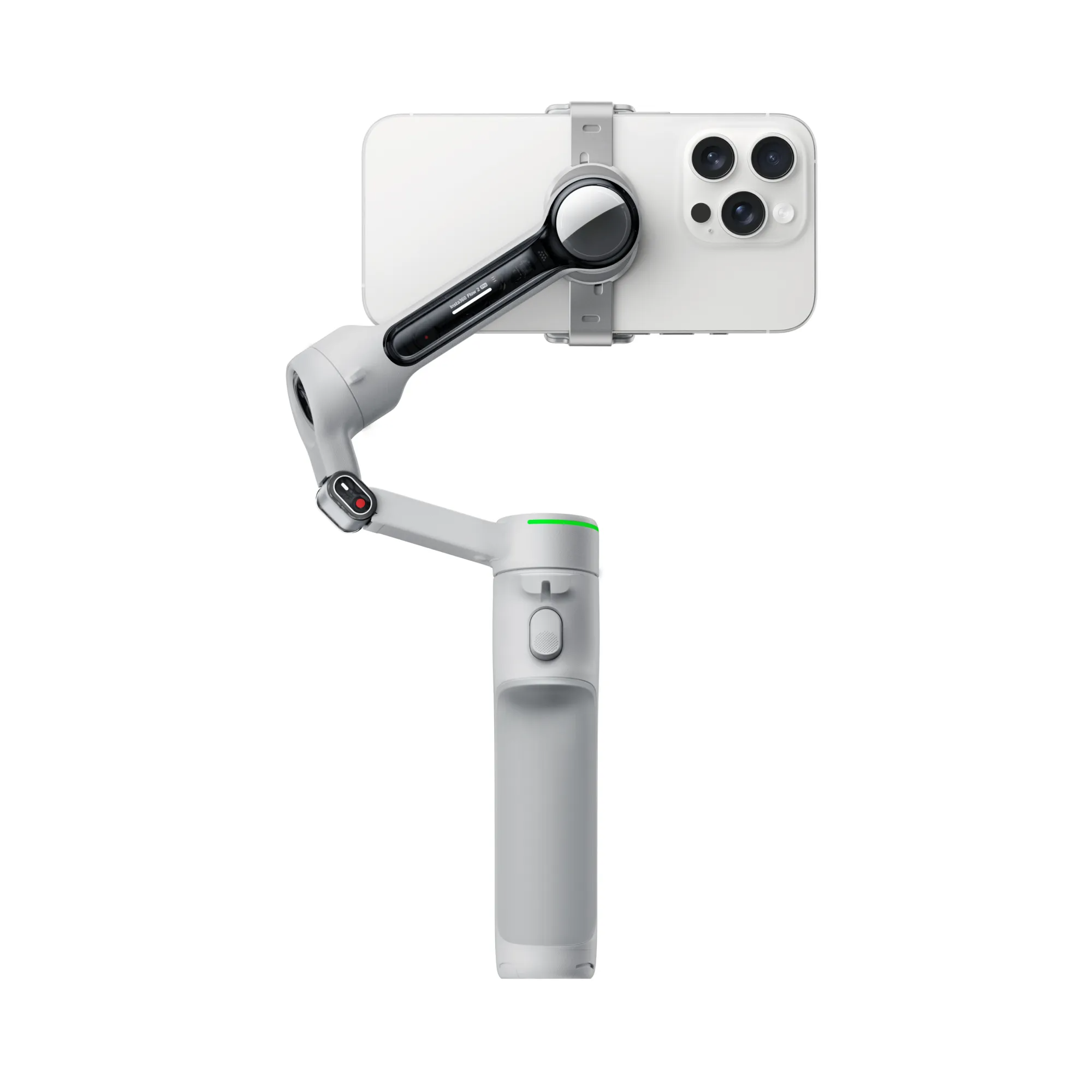 Insta360 Flow 2 Pro 旗艦級AI手機穩定器(創作者套裝-磐石灰)