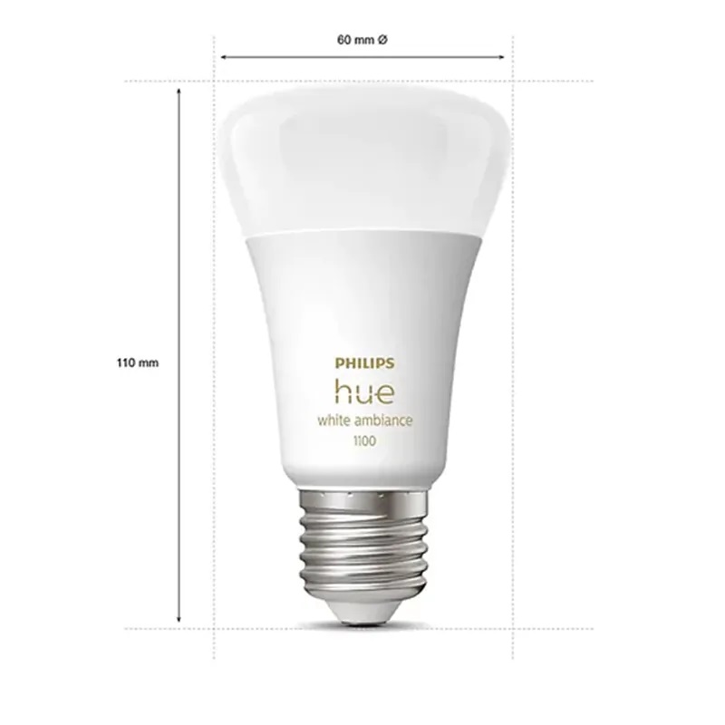 Philips Hue White Ambiance 11W A60 E27 黃白光智能燈膽