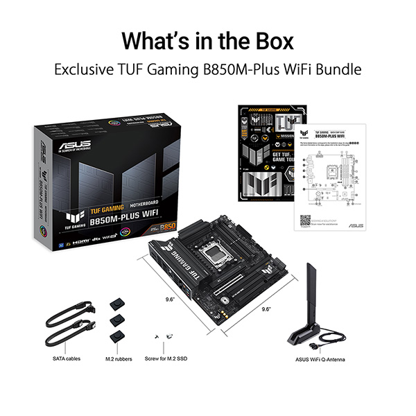 ASUS TUF GAMING B850M-PLUS WIFI 主機板(MB-BB85TMW)