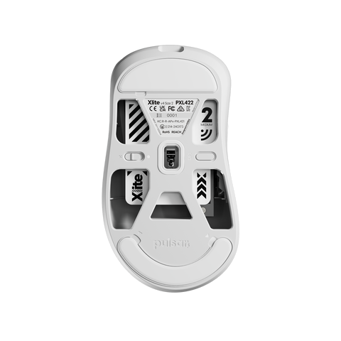 Pulsar Xlite V4 無線遊戲滑鼠(White-Medium)