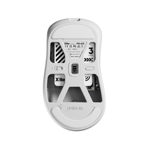 Pulsar Xlite V4 無線遊戲滑鼠(White-Large)