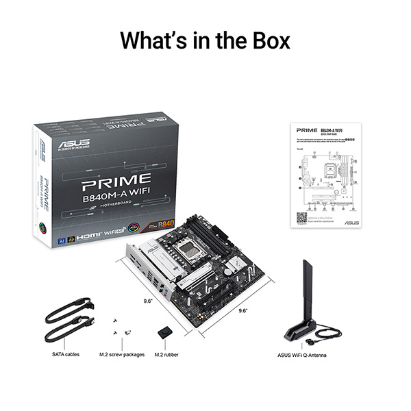 ASUS PRIME B840M-A WIFI-CSM 主機板(MB-BB84PMB)
