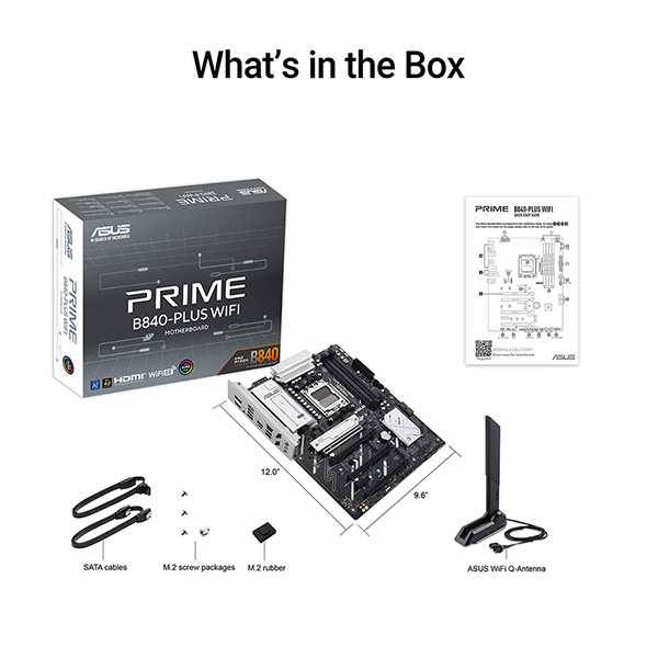 ASUS PRIME B840-PLUS WIFI-CSM 主機板(MB-BB84P+W)