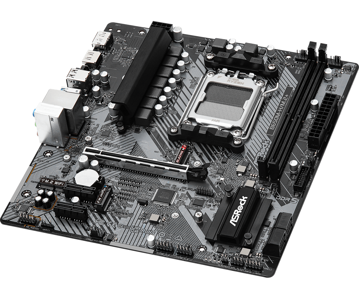 ASRock B650M-H/M.2+ mATX主機板(B650M-H/M.2+)