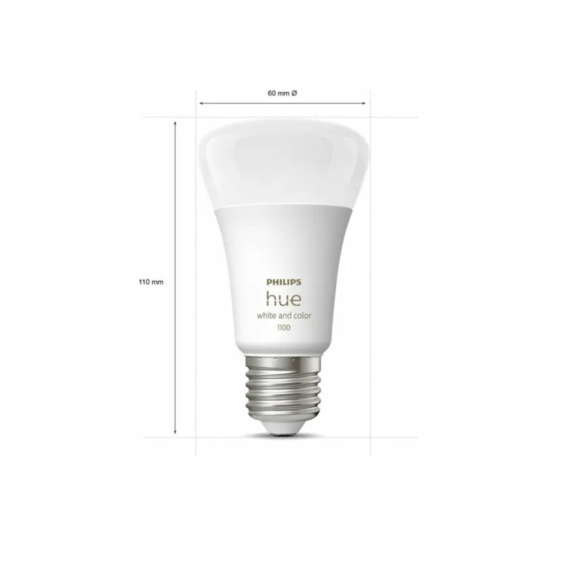 Philips Hue White and Color Ambiance 11W A60 E27 彩光+白光智能燈膽
