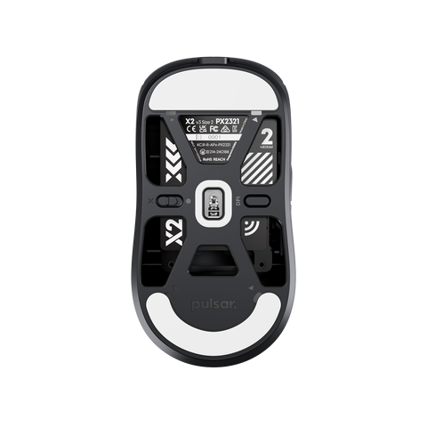 Pulsar X2 v3 無線遊戲滑鼠(Black-Medium)