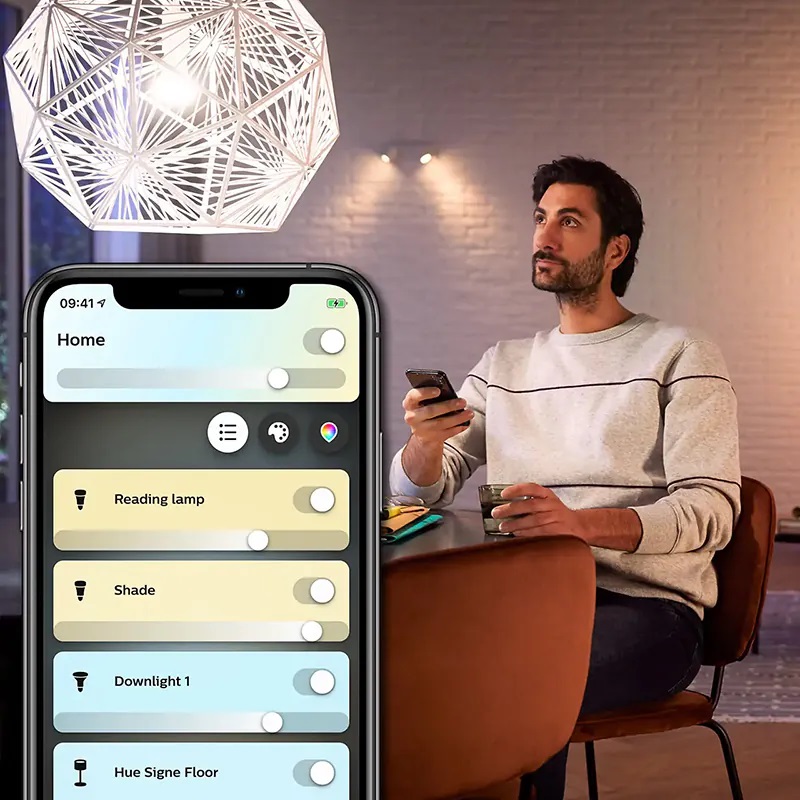 Philips Hue White Ambiance 11W A60 E27 黃白光智能燈膽