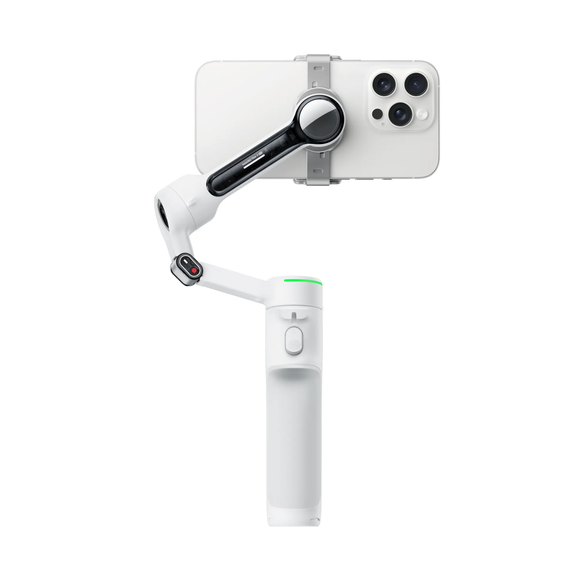 Insta360 Flow 2 Pro 旗艦級AI手機穩定器(創作者套裝-雪山白)