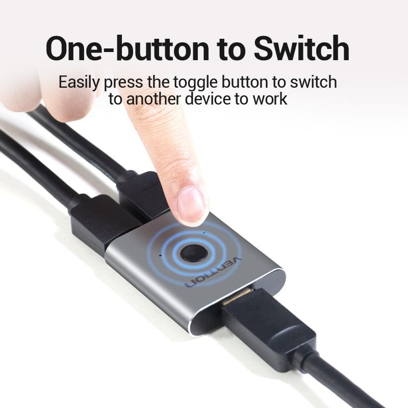 Vention 4K HDMI Bi-Direction Switcher 2出1雙向傳輸HDMI切換器