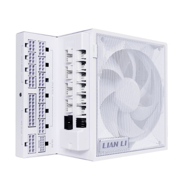 LIAN LI EDGE GOLD 80Plus ATX3.1 金牌L形全模組電源供應器(1200W-白色)
