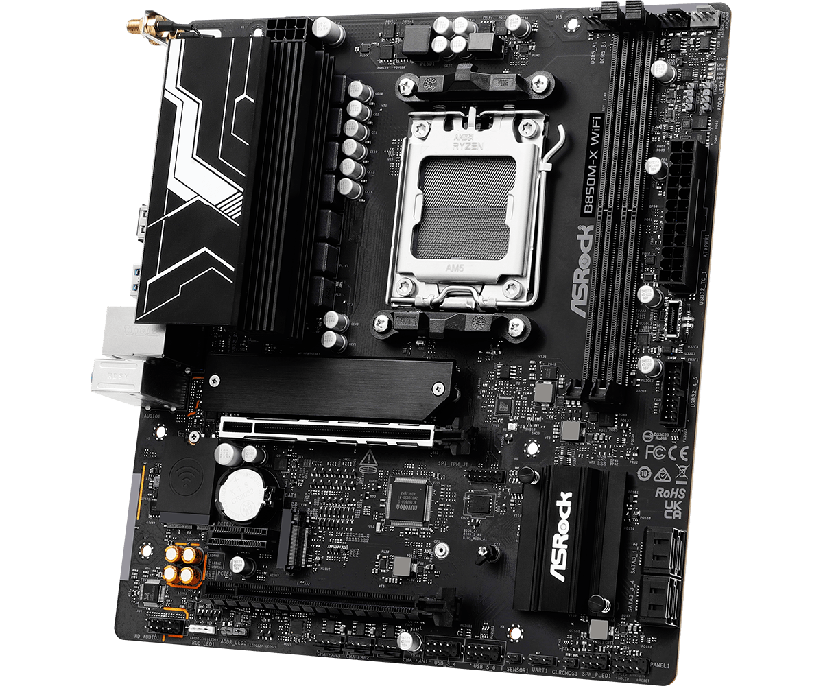 ASRock B850M-X WIFI mATX主機板(B850M-X WiFi)