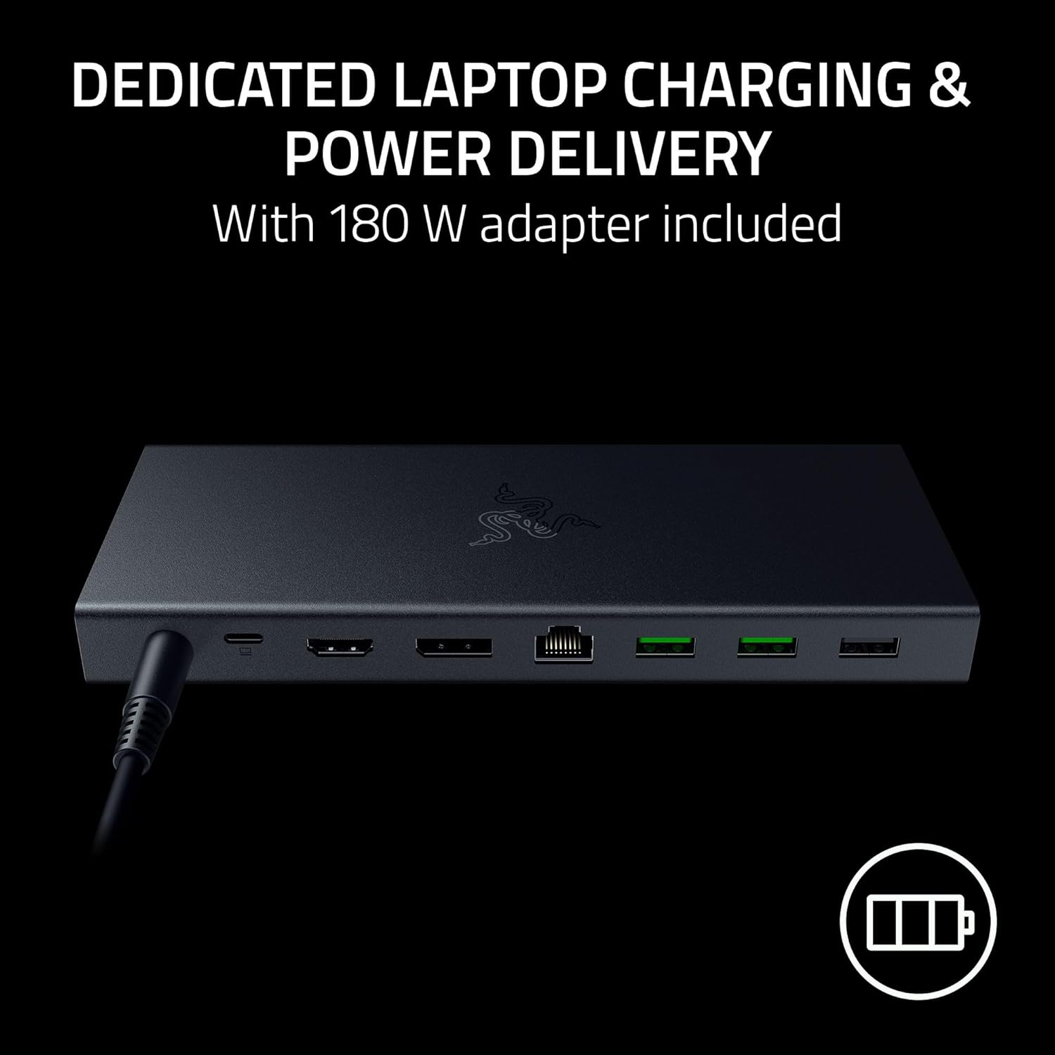 Razer USB 4 Dock USB Type C 14-in-1 Multiport Adapter 擴展塢(黑色-Black)