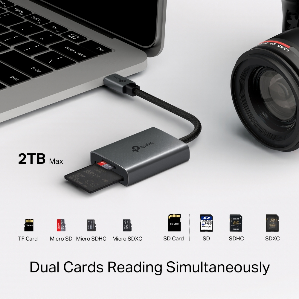 TP-Link UA430C USB 3.0 Type-C to SD & microSD 3.0 讀卡器