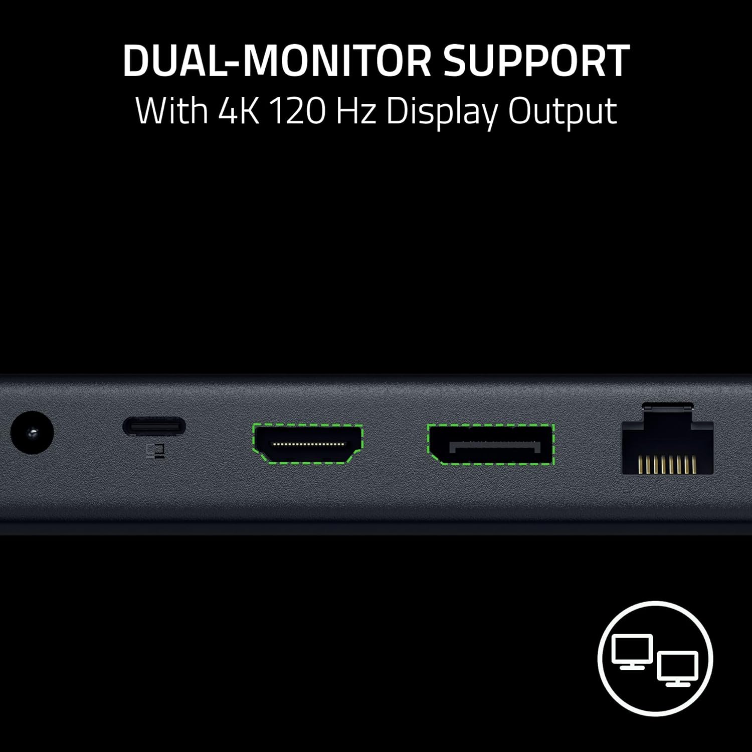 Razer USB 4 Dock USB Type C 14-in-1 Multiport Adapter 擴展塢(黑色-Black)