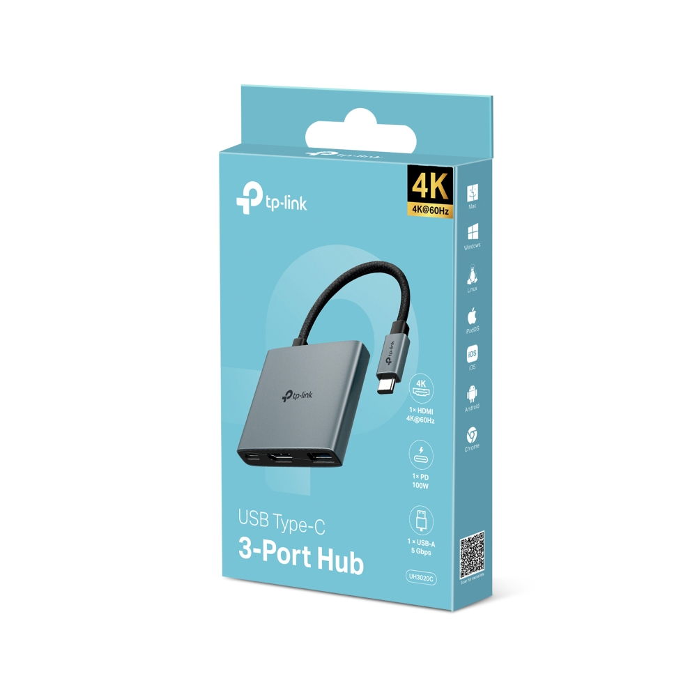 TP-Link UH3020C USB Type-C 3 in 1 集線器