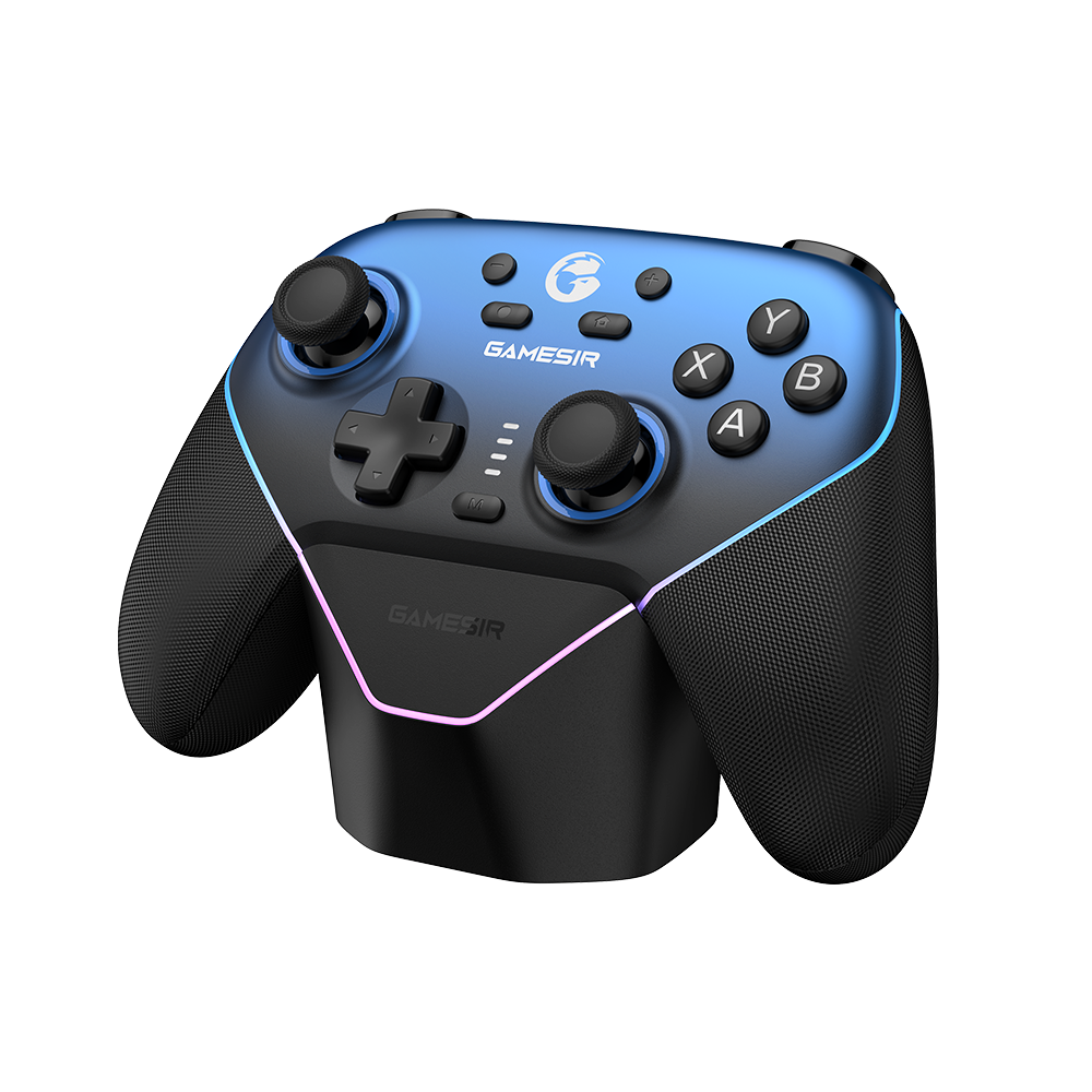 GameSir 超新星 Super Nova 連充電底座1000Hz三模無線控制器(星空藍)