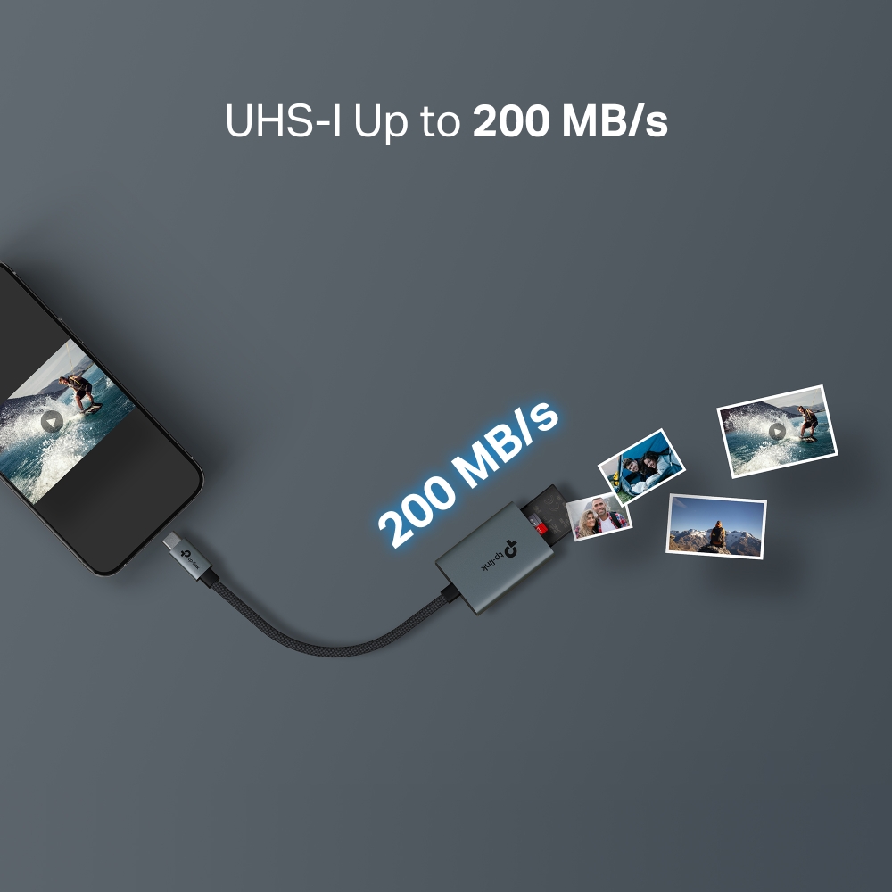 TP-Link UA430C USB 3.0 Type-C to SD & microSD 3.0 讀卡器