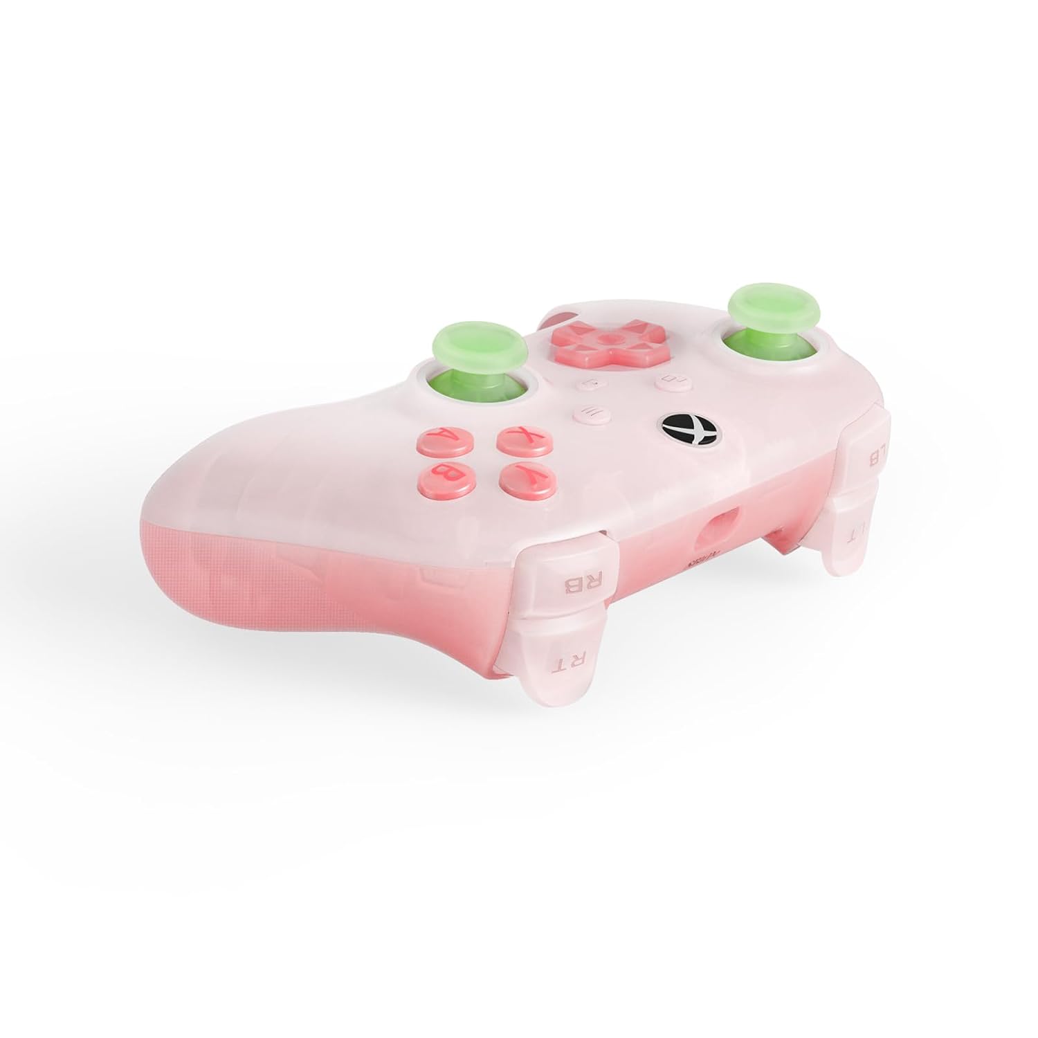 8BitDo 八位堂 Ultimate Mini XBOX授權有線遊戲控制器(透明粉)