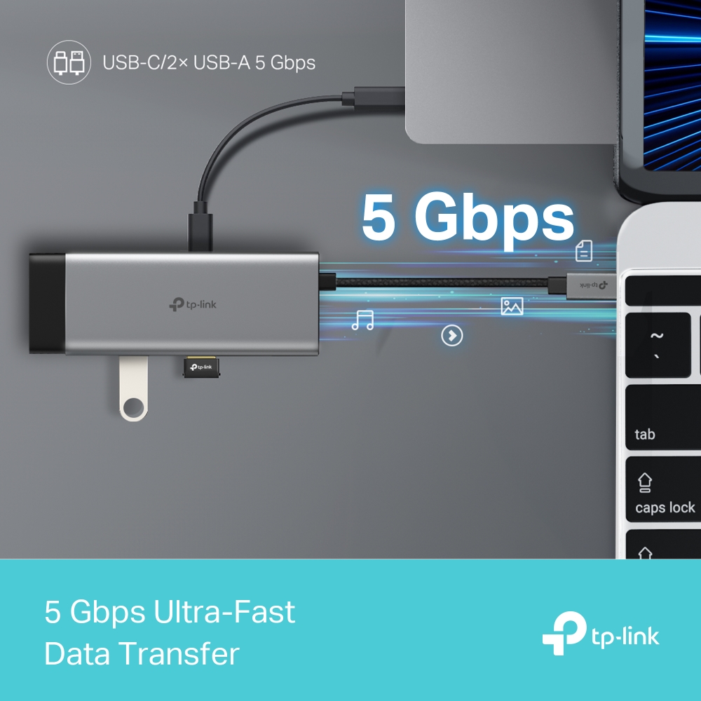 TP-Link UH5020C USB Type-C 5 in 1 集線器
