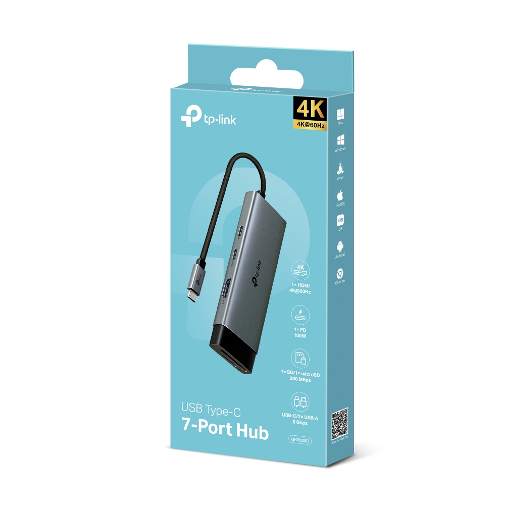 TP-Link UH7020C USB Type-C 7 in 1 集線器
