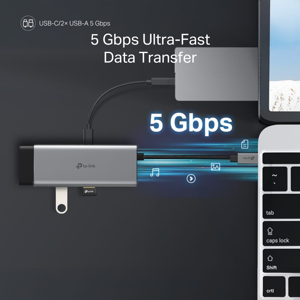 TP-Link UH7020C USB Type-C 7 in 1 集線器