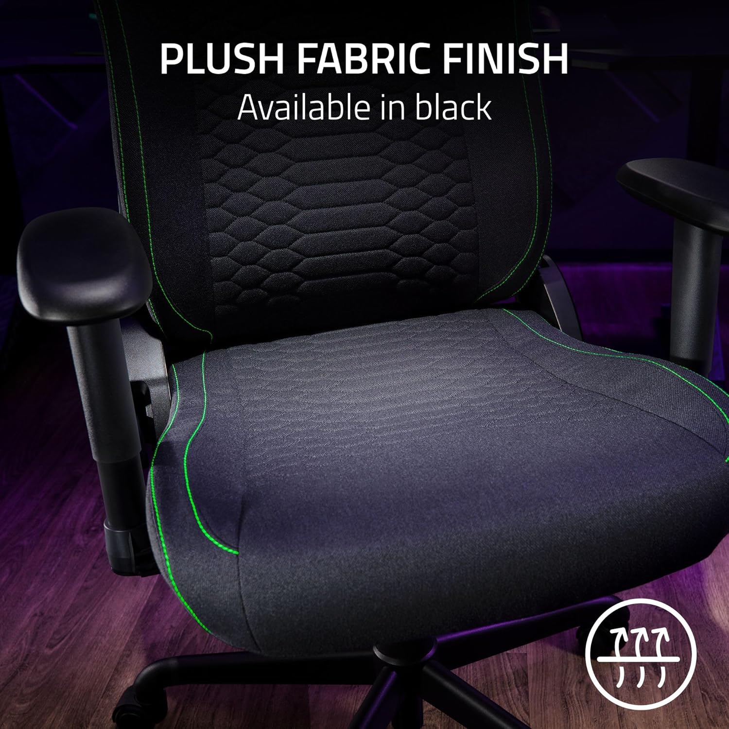 C350A Razer Iskur V2 X 人體工學電競椅(Green Black)