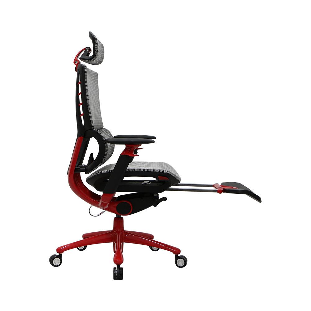 C357A 1stPlayer Ergo Play 人體工學高背電競網椅(Red)