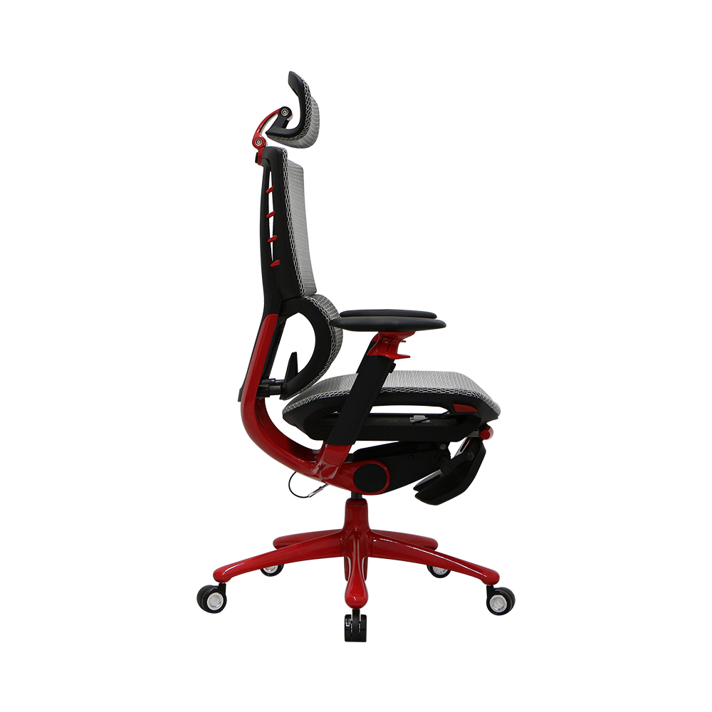 C357A 1stPlayer Ergo Play 人體工學高背電競網椅(Red)