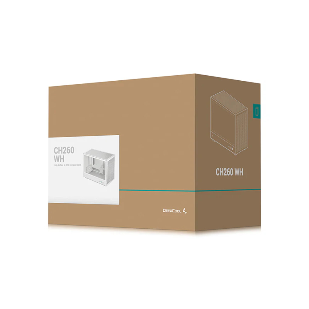 DeepCool CH260 WHITE MATX機箱(白色)