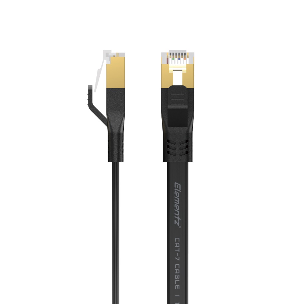 Elementz CAT 7 ETHERNET CABLE 乙太網路線(EN-C7-10M)(10M-黑色)