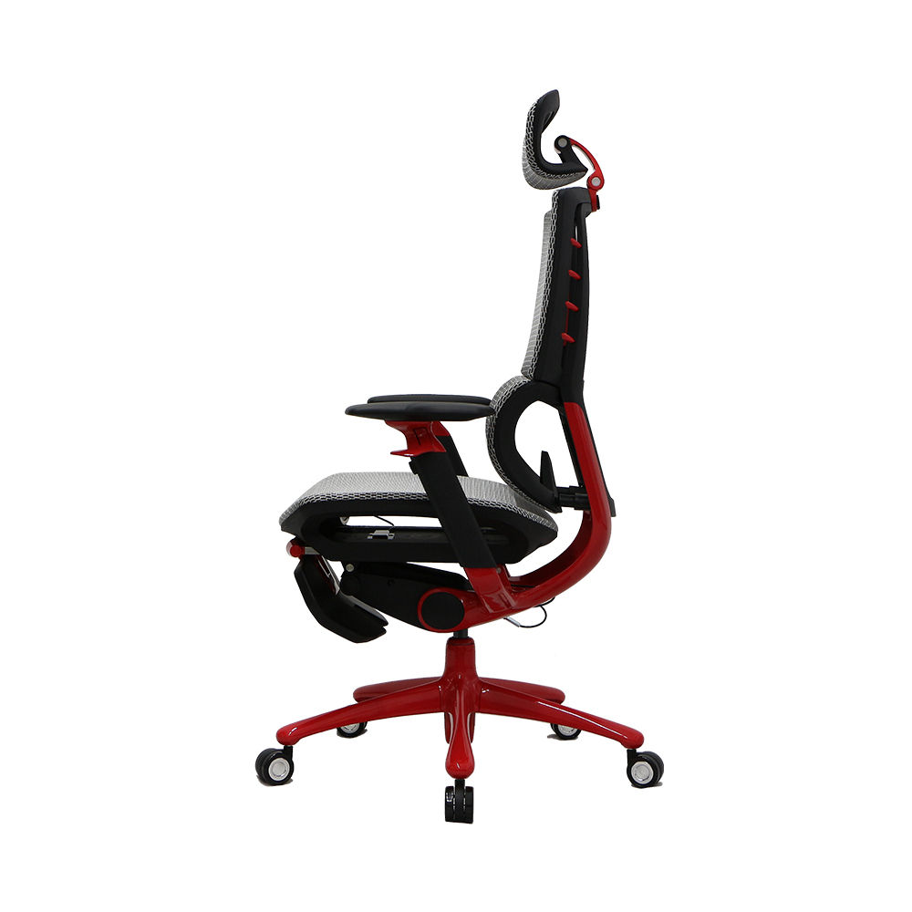 C357A 1stPlayer Ergo Play 人體工學高背電競網椅(Red)