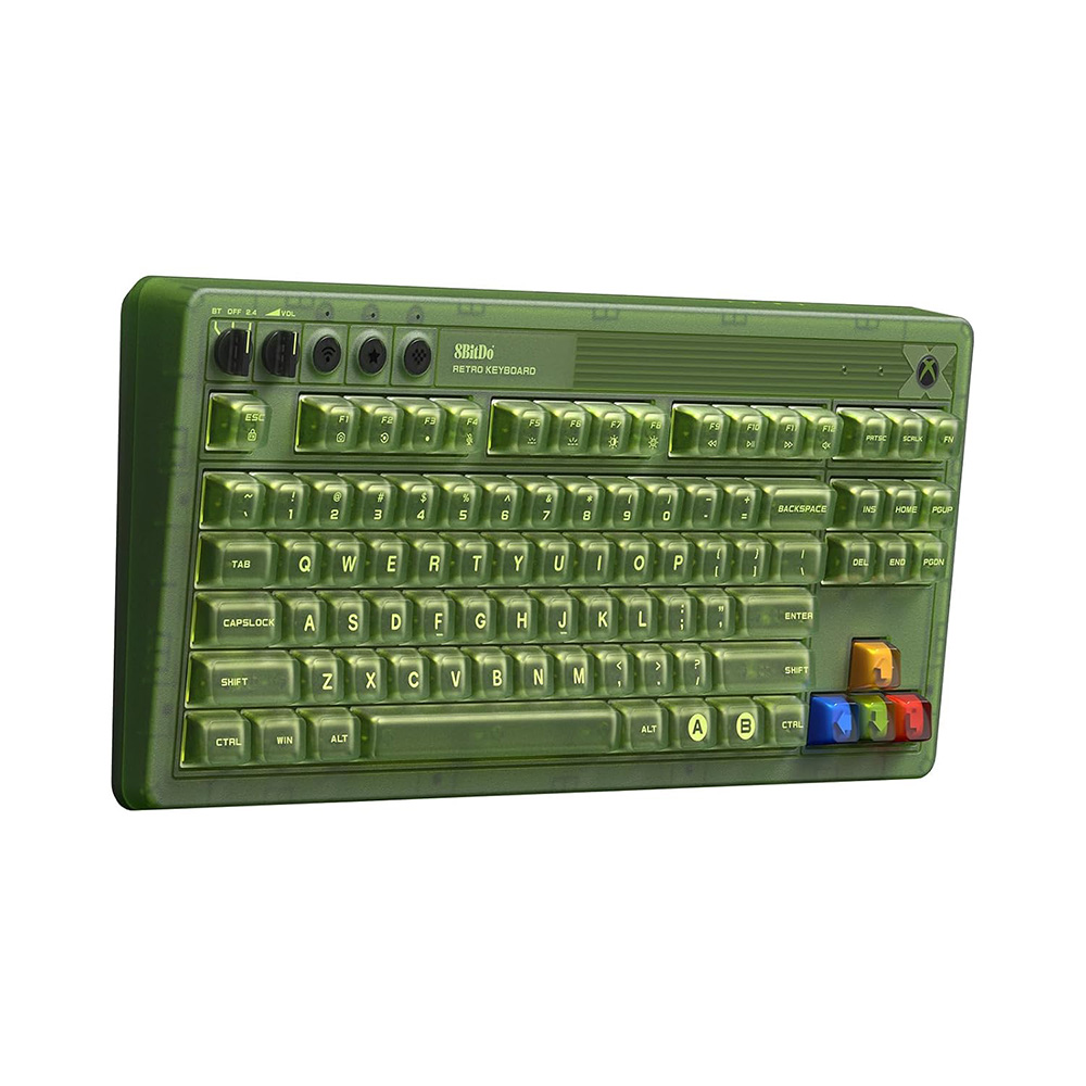 8BitDo 八位堂 Retro 87 無線鍵盤 附帶1套可編程超級按鍵(Xbox Edition)