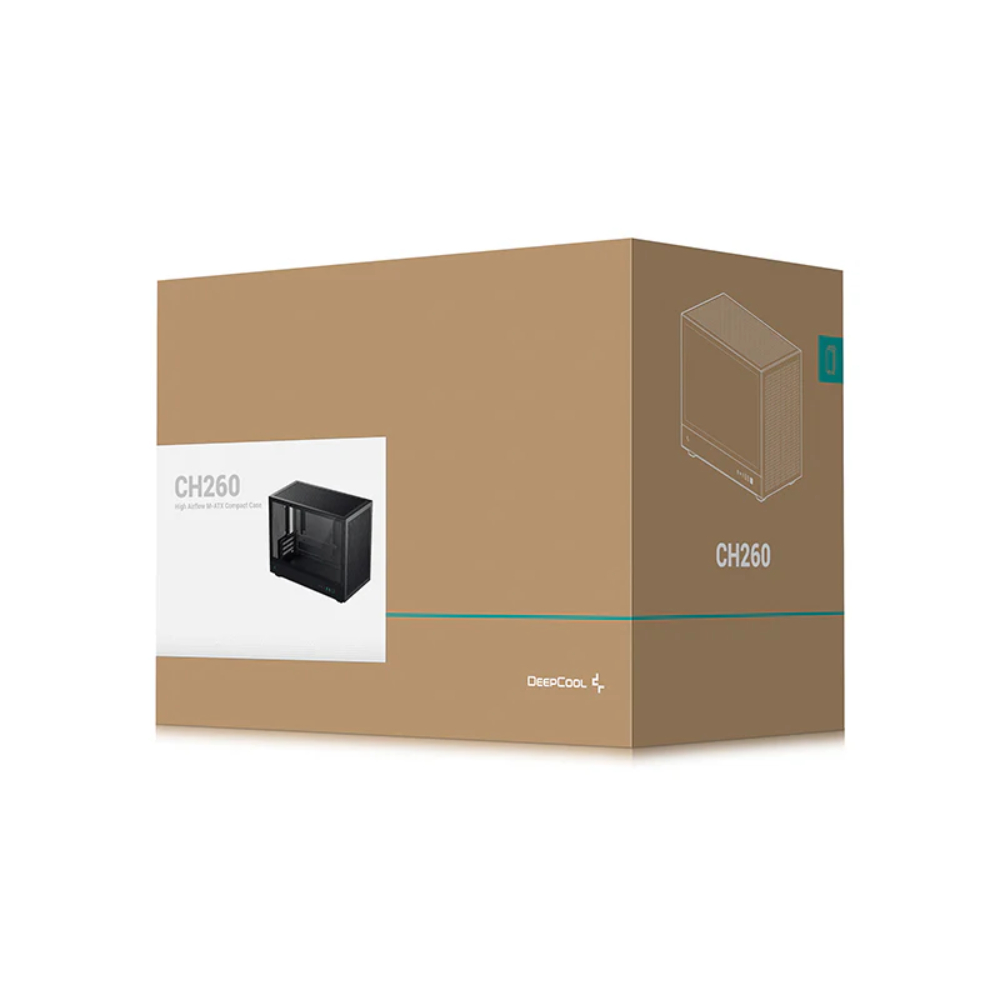 DeepCool CH260 BLACK MATX機箱(黑色)