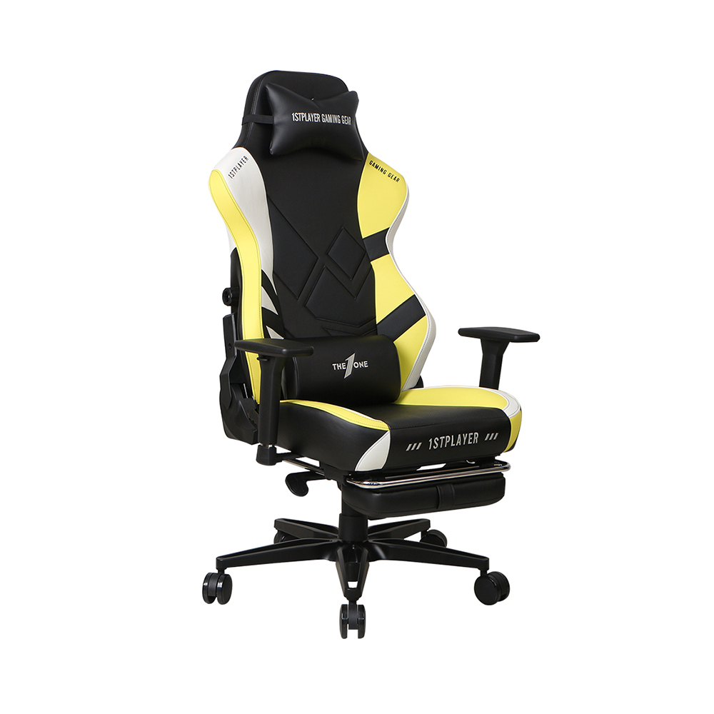 C356B 1stPlayer Duke 人體工學高背電競椅(Yellow)