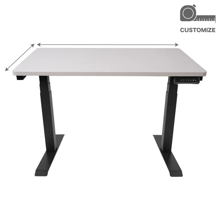 T58N Zenox Ergonomics Custom Size Office Desk Pro v.2 人體工學訂製尺寸升降文書枱（升降版）(訂製尺寸(120-200cm)-白色-升降版)