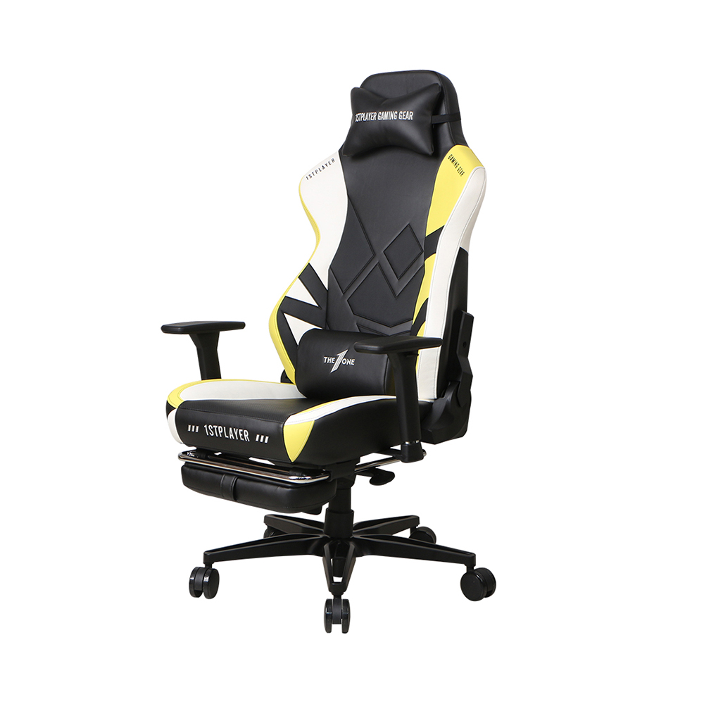 C356B 1stPlayer Duke 人體工學高背電競椅(Yellow)