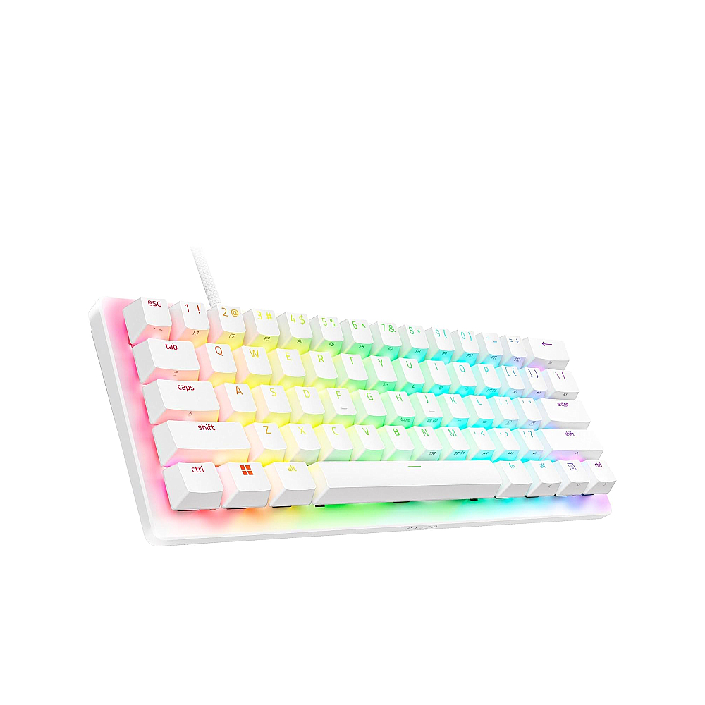 Razer Huntsman V3 Pro Mini 60% 類比式光學電競鍵盤(白色)
