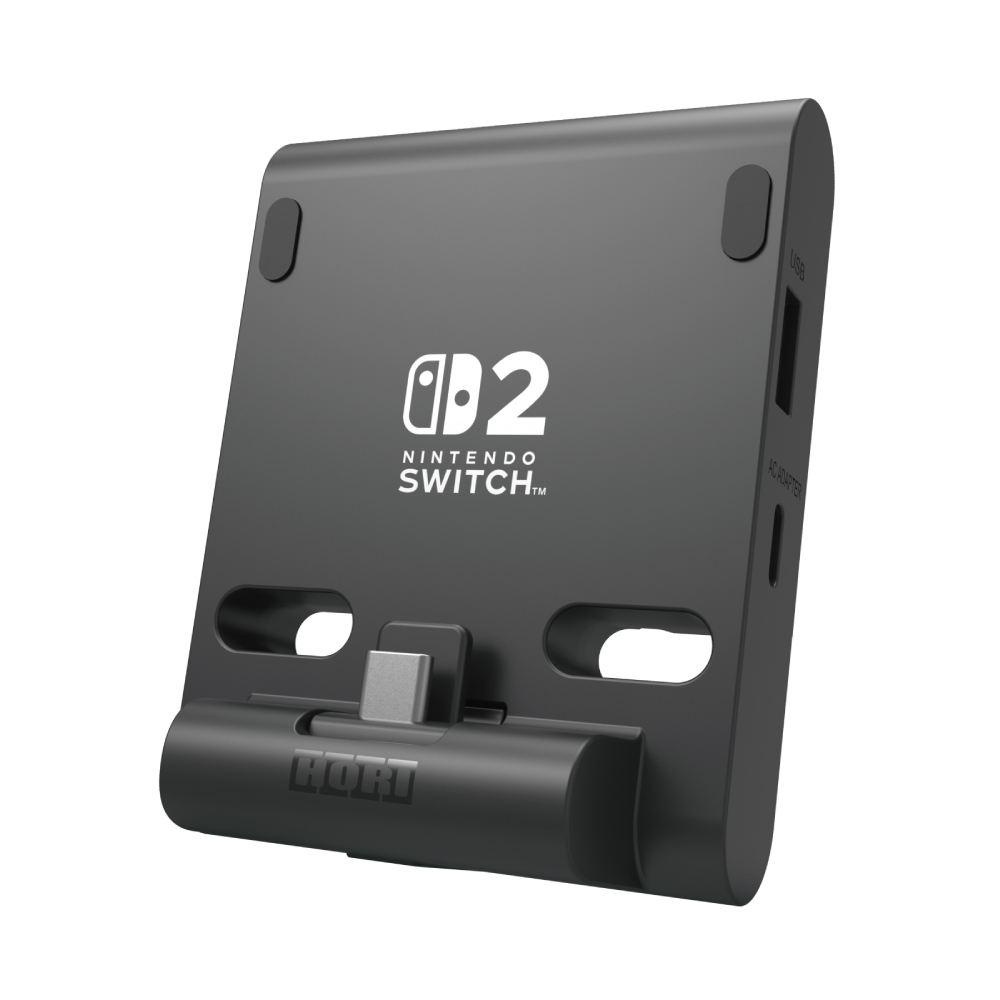 HORI 便攜式雙 USB 集線器支架